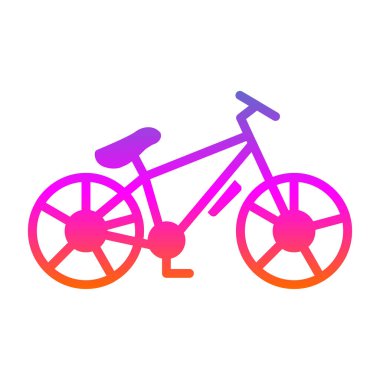 Dağ bisikleti kutsal kişilerin resmi, vektör çizim