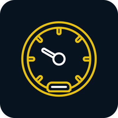 basit hız göstergesi simgesi, vektör çizim