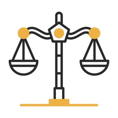 Eşitlik. Web simgesi basit illüstrasyon