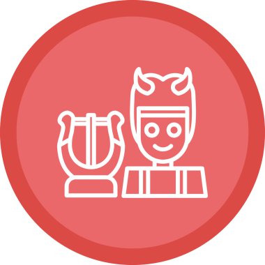 İnsan simgesinin vektör illüstrasyonu