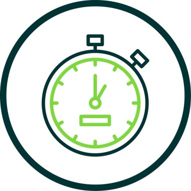 Kronometre simgesi çizimi 