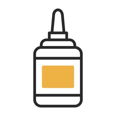 Hardal şişesinin vektör illüstrasyon simgesi 