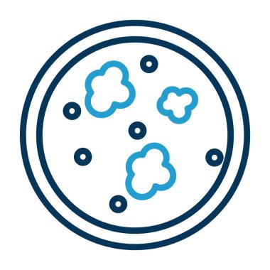 Yiyecek ve yemek ikonu çizgisi çizimi