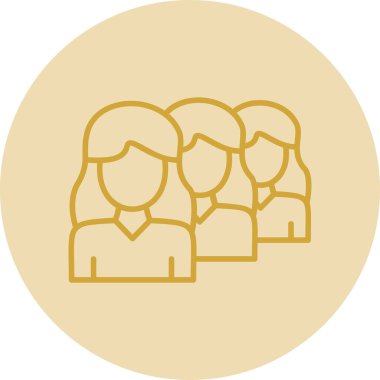 insanlar simge çizimi tasarımı