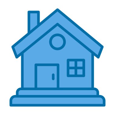 ev web simgesi, vektör illüstrasyonu 