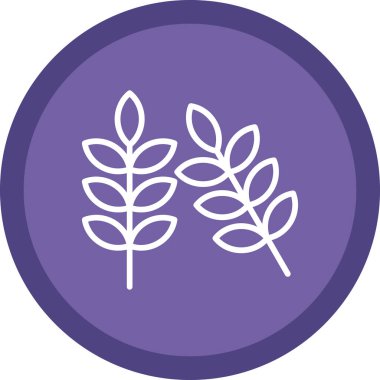 Buğday simgesi, vektör illüstrasyonu basit tasarım