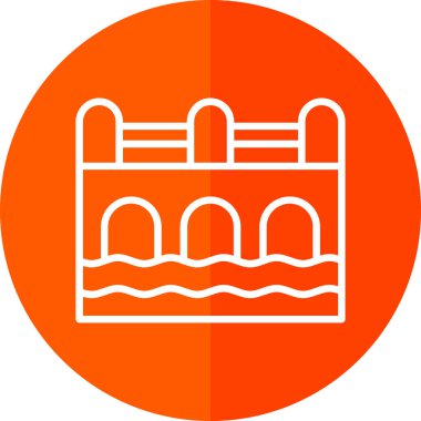 Havuzu simge vektör çizim