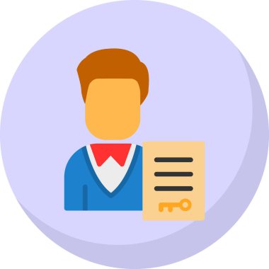 İnsan simgesinin vektör illüstrasyonu