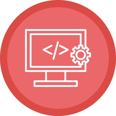 Web tasarım geliştirme simgesi 