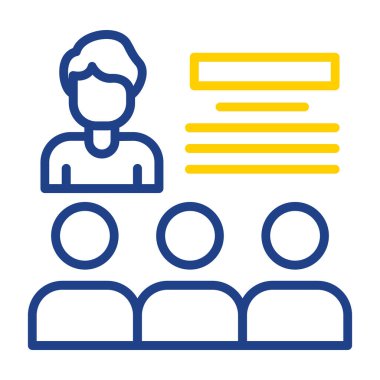 Konuşma baloncukları olan bir grup insan