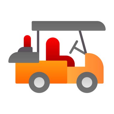 araba simgesi vektör illüstrasyonu