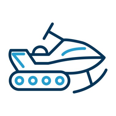 Kar mobil düz simge, vektör illüstrasyon basit tasarım