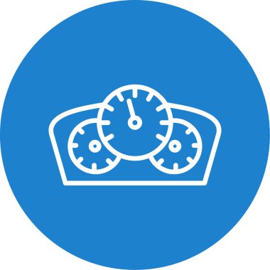 Araba simgesinin vektör illüstrasyonu