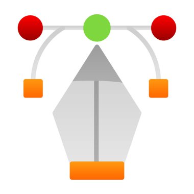 trafik işareti için düz renk vektör simgesi