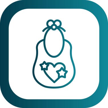 Bebek simgesinin vektör illüstrasyonu