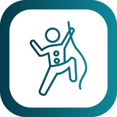 Web simgesi vektör illüstrasyonuna tırmanılıyor