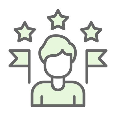 yıldız simgesi vektör illüstrasyonu