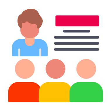 grup insanları vektör simgesi tasarımı