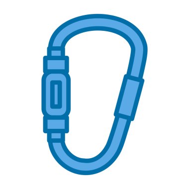 Karabina simgesi, vektör illüstrasyonu