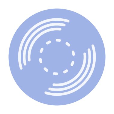 CD mi? Web simgesi basit illüstrasyon