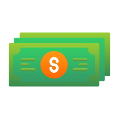 Bill simgesi vektörü beyaz arkaplanda izole edildi, para şeffaf işareti, para sembolleri