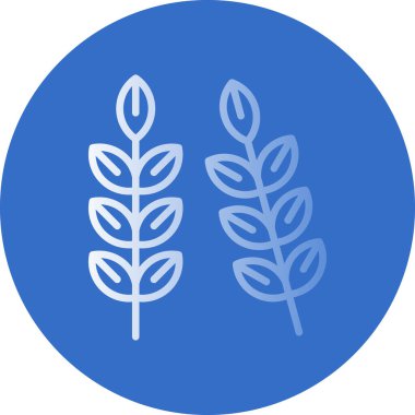 Buğday simgesi, vektör illüstrasyonu basit tasarım