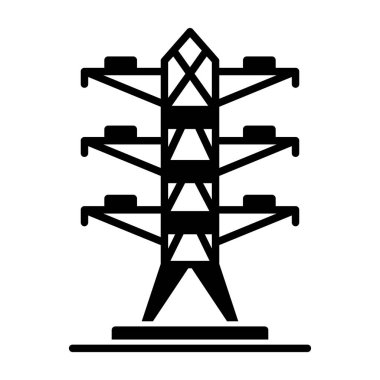 Kule simgesinin vektör çizimi