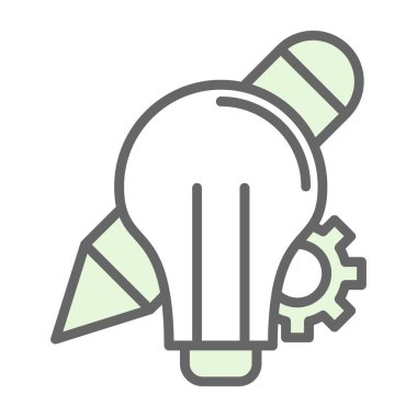 elektrik dolgu ikonu vektör illüstrasyonu