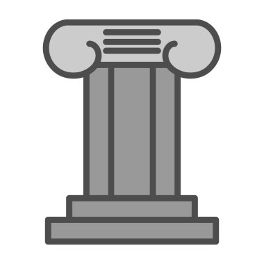 Sütun. Web simgesi basit illüstrasyon