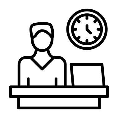 Bilgisayar simgesine sahip yönetici, özet biçimi