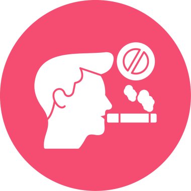 Sigaralı bir adamın vektör çizimi