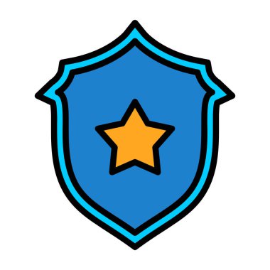 Rozet vektör satırı simgesi