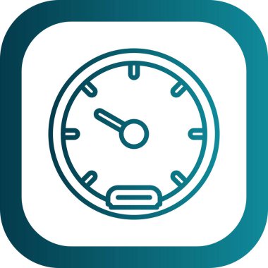 basit hız göstergesi simgesi, vektör çizim