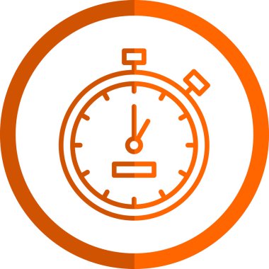 Kronometre simgesi çizimi 