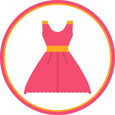 Elbise. Web simgesi basit illüstrasyon 