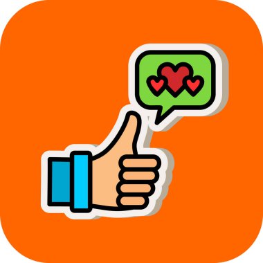 aşk sohbet mesajı simgesi