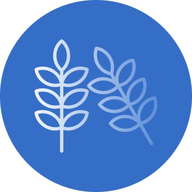 Buğday simgesi, vektör illüstrasyonu basit tasarım