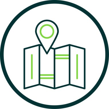 konum pin simgesi, vektör illüstrasyonu basit tasarım