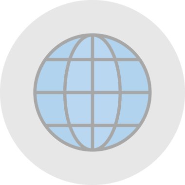 Küresel simge vektör illüstrasyonu