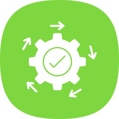 dişli ayarları vektör simgesi