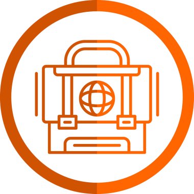 Modern simgenin vektör illüstrasyonu