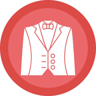 Suit simgesinin vektör çizimi