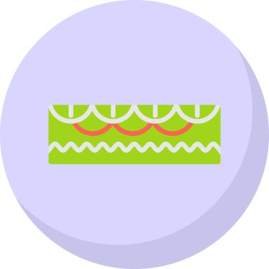 yiyecek ikonu vektör illüstrasyonu