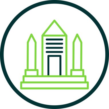 Cami simgesinin vektör illüstrasyonu