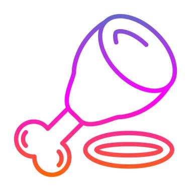 Çizgi film simgesinin vektör çizimi