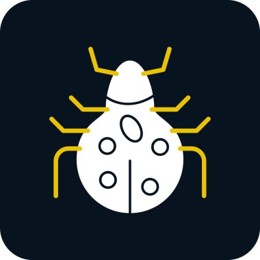 Böcek. Web simgesi basit illüstrasyon 