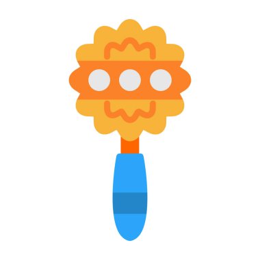 Cadılar Bayramı düz vektör simgesi