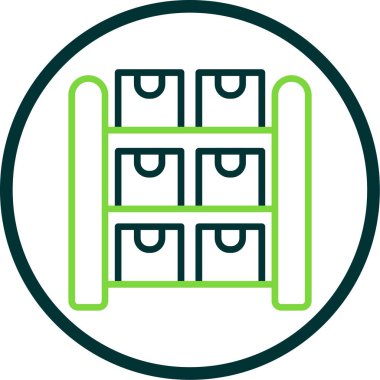 mobilya ikonu vektör illüstrasyonu