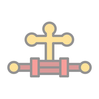 çapraz simge vektör illüstrasyonu