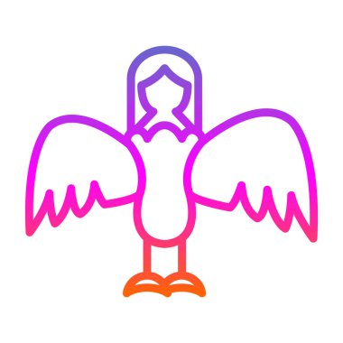 melek simgesi, basit biçim